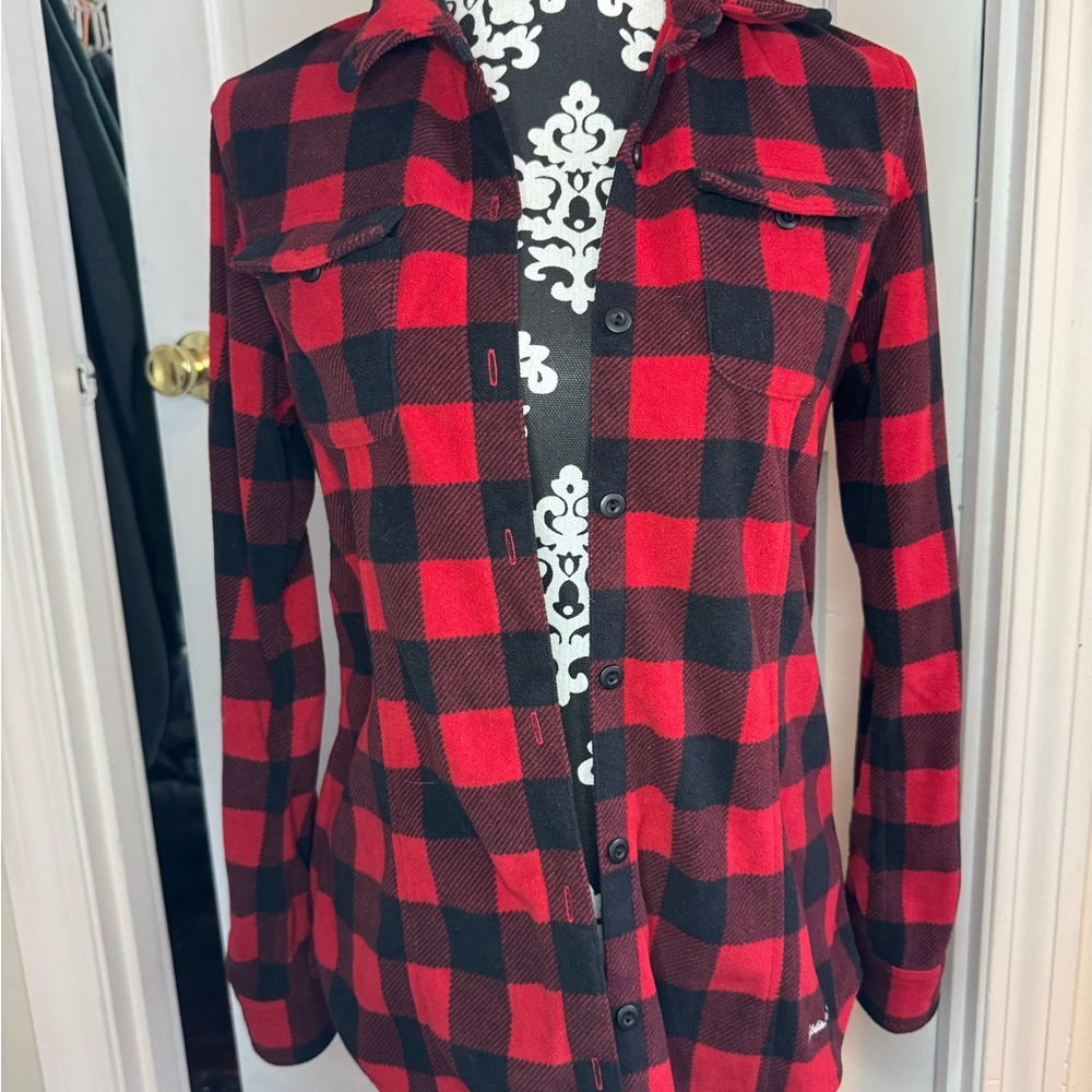 Eddie Bauer Buffalo plaid fleece